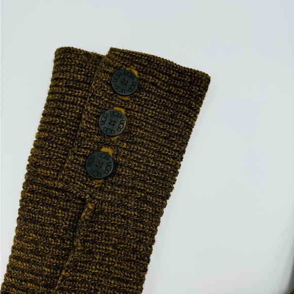 Ugg Classic Cardy Knit Sweater Boots Confetti Brown Green Size 8 - Picture 3 of 11